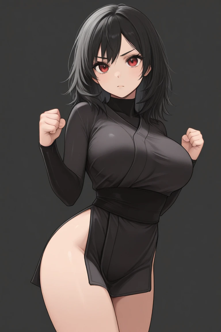 hiquality、16 K、(((NSFW)))、((((()))))、(((huge-breasted)))、((well-muscled))、(thick thight)、(Brown hair、 (Shorthair)、(Sweat)、((:o))、((nipple bulge))、((despairing))、((ブラック leotard))、White Gloves、White socks below the knee、((red eyes、Put your hanDs behinD your heaD))、(Armpits)、 Dark room、((spreading legs))、((glares))、Clenching teeth、((restrained arms))
