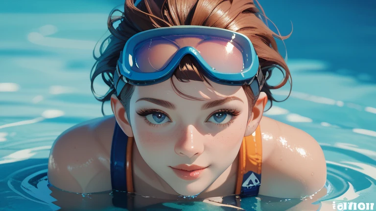 headset on head swim wears