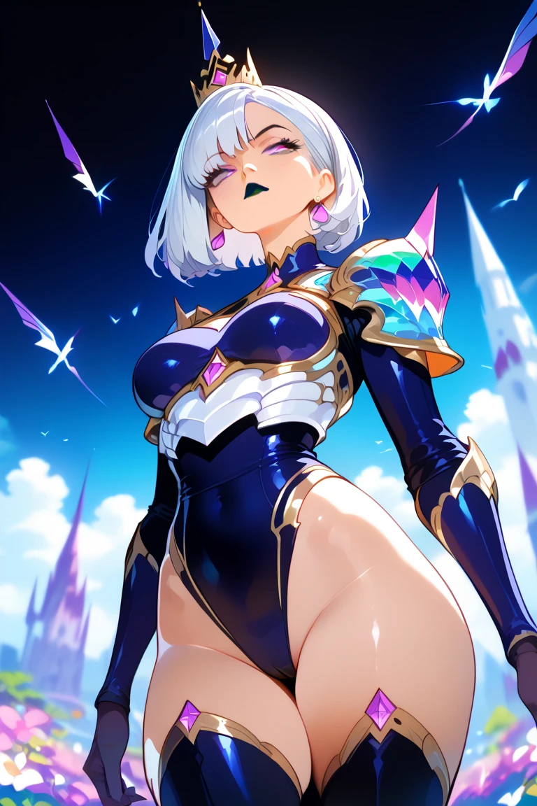 ((masterpiece), best quality, high quality, professional quality, highly detailed, highres, perfect lighting, natural lighting), Sorcerer casting bolts of lightning from their fingertips, Boss, Short, Stocky, Square Face, Fair Skin, White Hair, Brown Eyes, Short Nose, Pouty Lips, Round Chin, Balbo, Crew Cut, Pompadour, A desert oasis, with shimmering pools of crystal-clear water and palm trees swaying in the breeze,Masterpiece, best quality, ultra-detailed illustration, Goddess of love and beauty, radiating grace and allure, Superwoman, Tall, Thin, Round Face, Tan Skin, Gray Hair, peach Eyes, Short Nose, Thick Lips, Prominent Chin, Shoulder-Length Hair, Thick Hair, Fancy Updo, natural breasts, Cuff earrings, burgundy sheer lipstick, Digital Art, Impressive, Doodle,A dynamic composition of intersecting lines and geometric shapes, suggesting a sense of order and balance, Within a hidden sanctuary, a tree of luminescence stands, its radiant flowers emitting a soft, otherworldly light that illuminates the surrounding darkness, Adorned with, Seductress, Tall, Athletic, Oval Face, Tan Skin, Dark Brown Hair, jade Eyes, Wide Nose, Thick Lips, Prominent Chin, Long Hair, Coarse Hair, Bun, asymmetrical breasts, Dangle earrings, violet metallic lipstick, Satiny luster that provides a smooth and silky sheen