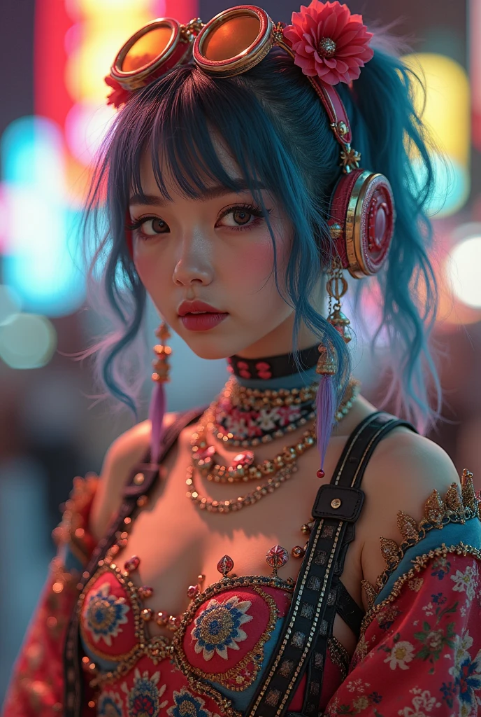 Japanese Harajuku fashionista, 24mm, 4k textures, soft cinematic light, adobe lightroom, photolab, hdr, intricate, highly detailed, sharp focus, soothing tones, insane details, intricate details, hyperdetailed, low contrast, soft cinematic light, exposure blend