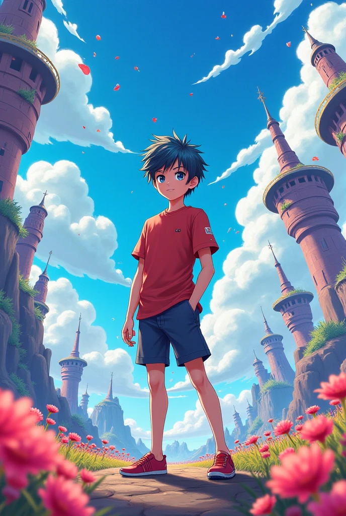 You could make this photo like an anime 