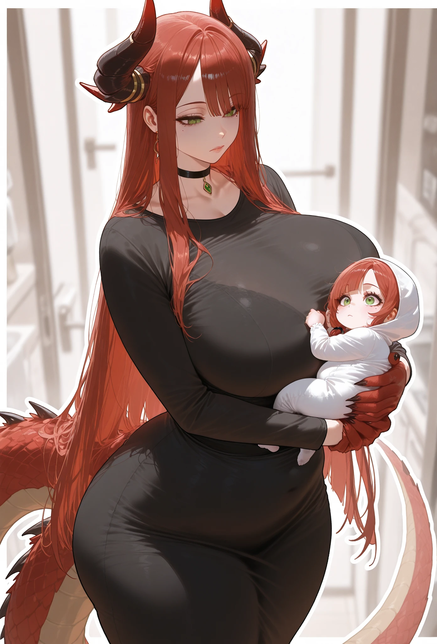 Anime. 1 Girl. Cutie. The girl is a dragon. Red hair. Long hair. Amber eyes. Beautiful eyes. Perfect eyes. Expressive eyes. Ideal face. Ideal anatomical body. Dragon horns. Scaly hands. Clawed hands. Long legs. Scaly legs. Clawed feet. Dragon wings. Dragon tail. tail. Dressed in an evening dress. High heel shoes. Beautiful body. Beautiful nose. 18 years. Medium breasts. Pregnant. Period. Holding dirty panties in his hands. The crotch is covered in blood. Her water broke. Embarrassment. Blush. Beautiful character design. Shiny skin. She wants to sneeze. She needs to sneeze. She has a strong, desperate urge to sneeze. Fire breath. She sneezes. She sneezes with fiery breath. Runny nose. Mucus from the nose. Snot. Slpli is running from the nose. Blows his nose. He wipes his nose with his dirty underpants. She wants to pee. She needs to pee. She has a strong, desperate urge to pee. She described. Tears on eyes. Cry. Snot flows from the nose. City. Street. Restaurant. Heading to the toilet. Standing at the door to the toilet. Waiting for it to cool down. Whole body. nsfw. Official art. Extremely detailed CG Unity 8k wallpaper. Ideal lighting. Ultra high resolution 4K. Super detailed 8K. A high resolution.