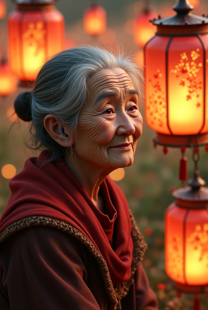 Grandmother Sora – Wise, gentle, and deeply spiritual. Keeper of the village’s lantern tradition. Left behind a final message of love and hope.