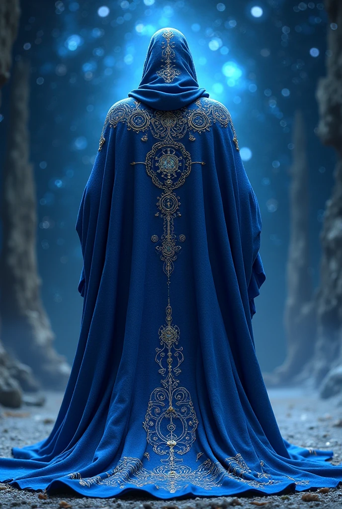 Blue celestial Robe witb Embroidery For Man