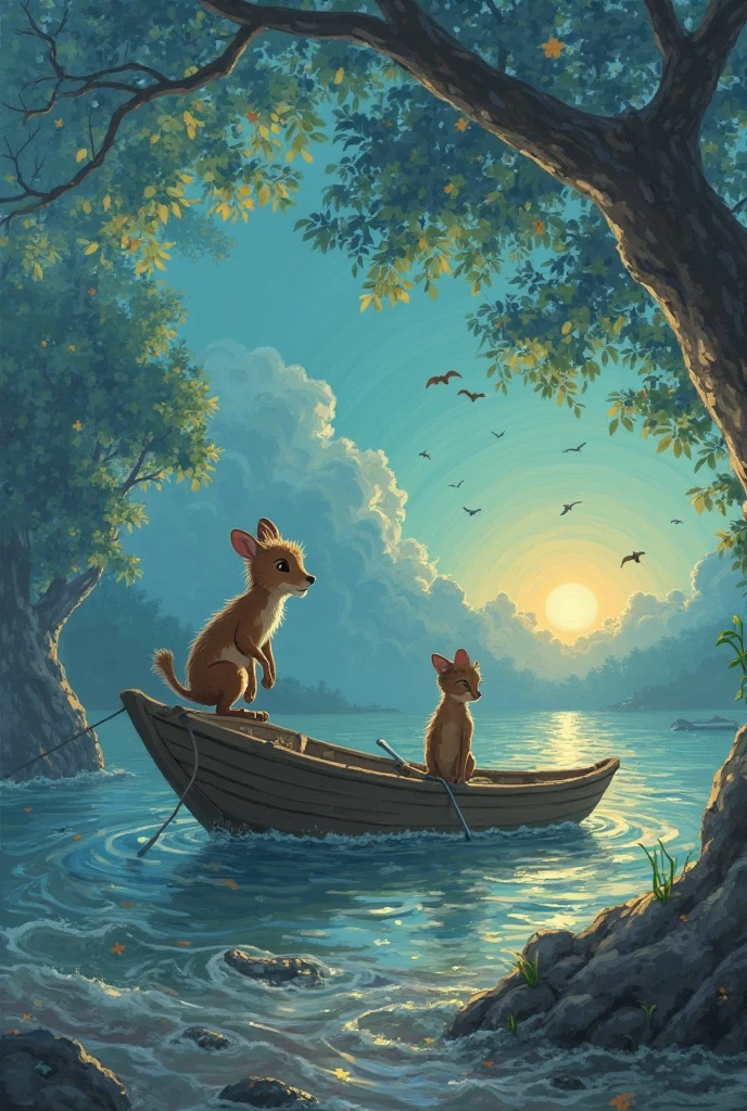 The little dream watched the animal jump from tree to tree other constant.  We can consider that each person has their own star, and therefore they have their own life and destiny, but why do many people pursue the destiny of others instead of finding their own destiny?.  I don't know but I know it will help me.

    A little soul born in a small state on the east side of a continent. 

A simple little old boat with only paddles 

Incredible little dream says.  waves send Little Dream ashore Here she meets strange creatures she has never seen.  But let's say Look at me now it's just a small wave that doesn't move a stream. 

Step your feet on the other boat: "is the name You don't know what?.  The small wave was talking and pointing at the big wave in the distance". Smiling fits said:" I want to see everything, it doesn't have to be the wind. You too can,  Sister Gío I wish I could be like you" Freedom to go everywhere to see everything. Maybe it's small but to her it's like that wide range:"can you star? ".A little dream is born when we have the awareness when we love something:" I can go there to find the answer". Gives hello to her and then enjoy her own adventure. 

There is a strong wave that makes the boat of the little dream wobble.  A playful little wave asks her,  it is so huge and powerful that the bag must subdue.  will they help you grow strong:"Hey,  where are you going? . She he turned to speak softly:"me huh.  An animal with a golden brown coat". Small waves It was strange and asked:" Why did you go looking for them,  do they help you become big and strong? No ? ". Little dreams answered:" I don't know, but I know it will help me.  I go looking for things I don't know"

Strange waves are also gentle visit:" to look at the other wave,  Just as a star of its own shines on its own.  But look at me now, I'm just a small wave, not disturbing a stream of water " . Small dreams sounded like that and then said:" When a creature born as a star appears in the s