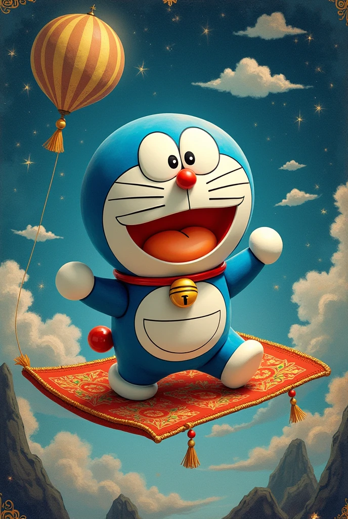 retro comic collage style
「Doraemon standing in a retro collage background，Blend Vintage Comic Book Pages、Yellowing Newspaper Textures与手绘贴纸，背景点缀Showa Era Toys、adhesive tape和邮票元素，Warm Color Fading Effects，pop art style拼贴， 8K details ，--ar 3:4」
Showa Era Toys、adhesive tape：Enhances the realistic sense of retro collage 4。
Yellowing Newspaper Textures：Create a Sense of Time Settling，Recraft-like film filter effect 4。
pop art style：Refer to Midjourney's pop art case，Enhances color contrast and graphic design 2。