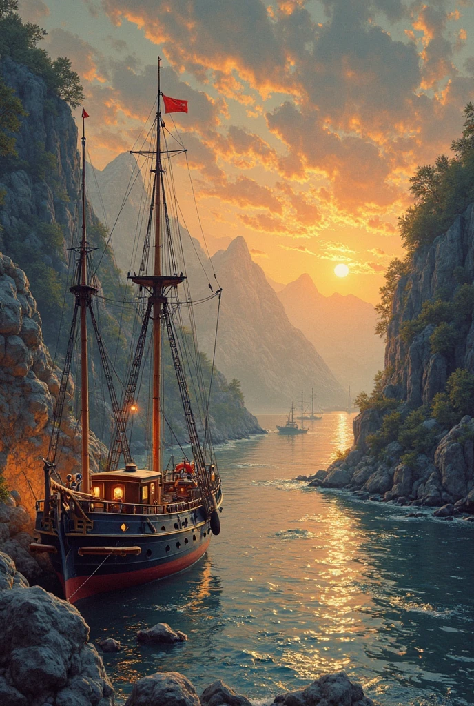  an invitation from a merchant marine officer,  make it an elegant invitation ,  With the title  , or gtan degree ,  dated December 14, 2024 . Place room :  for multiple uses fishing town, hour 9:00 pm