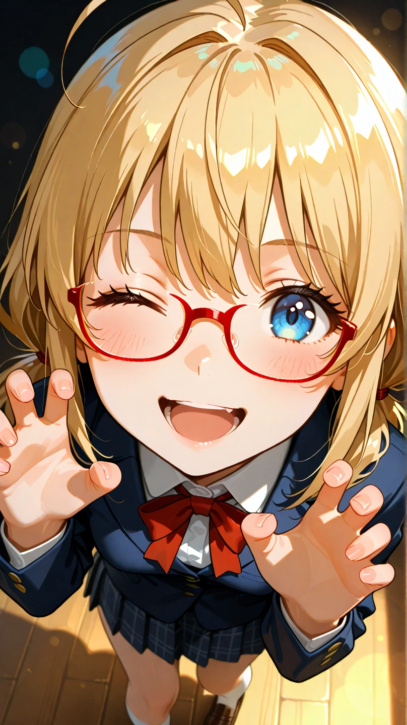 score_9, score_6_up, source_anime, 1girl, (Tabletop:1.0), (highest quality:1.4), (High resolution:1.2), ,Sharp contours, boyish, highest quality, masterpiece,Glasses,Voice of the Heart,yandere,Browsing Caution,classroom,facial,Excessive ,Chest to chest,Upper Body,Ecstasy,saliva,blush,Squint your eyes,Heterochromia iridis