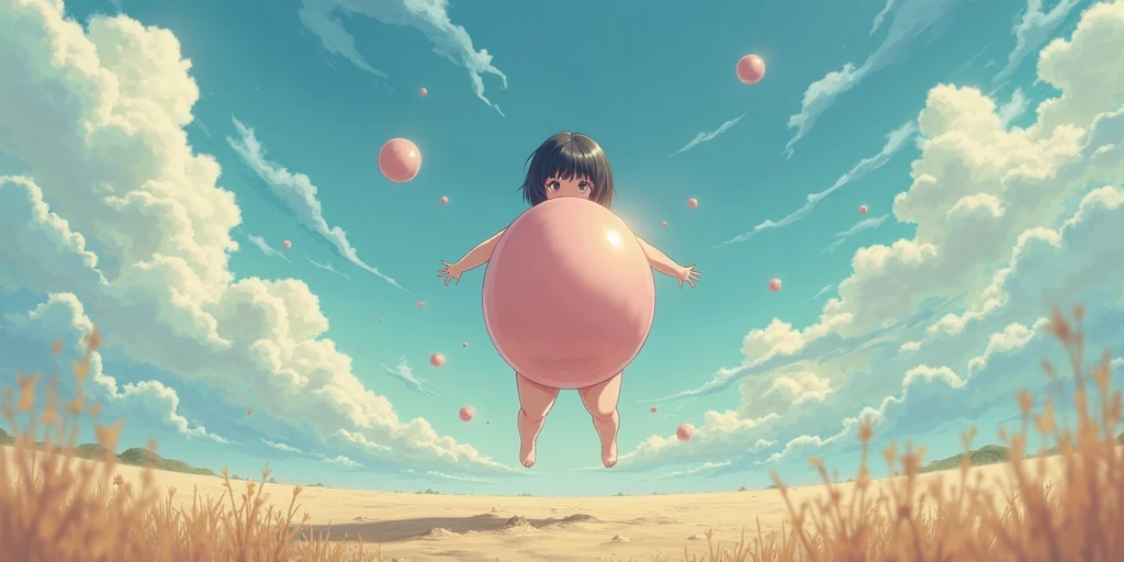 Mom turn into an inflatable object to her son's dream