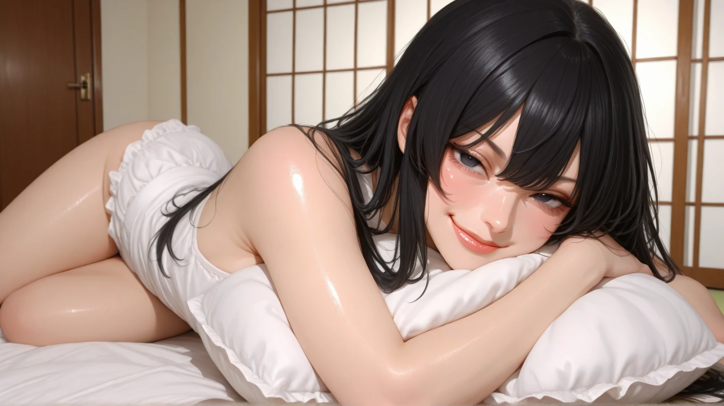 top-quality、​masterpiece、UHD image quality、Ultimate Beauty、fullnude、a room、、I'm having sex alone、opening legs widely、Expression of pleasure、red blush、
