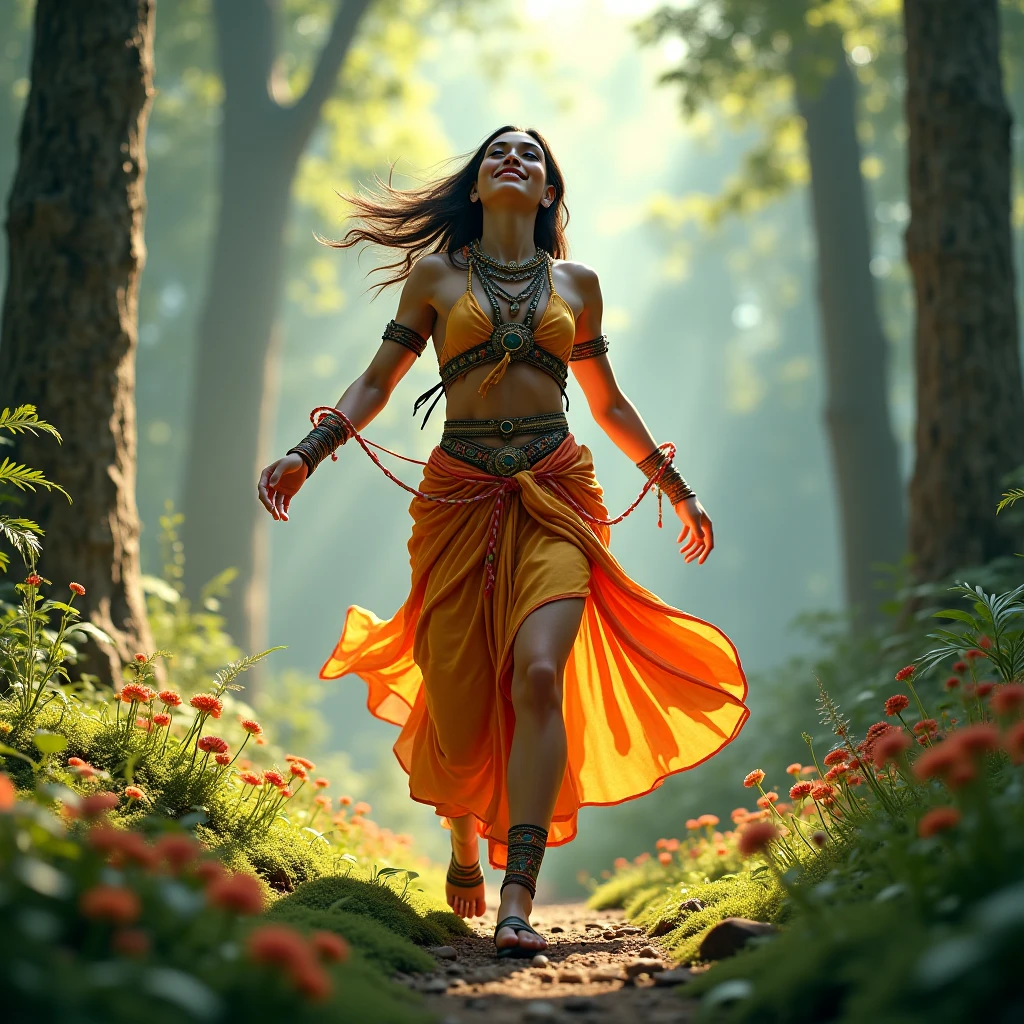 A Yaudhist is partying in the forest 3d imja

