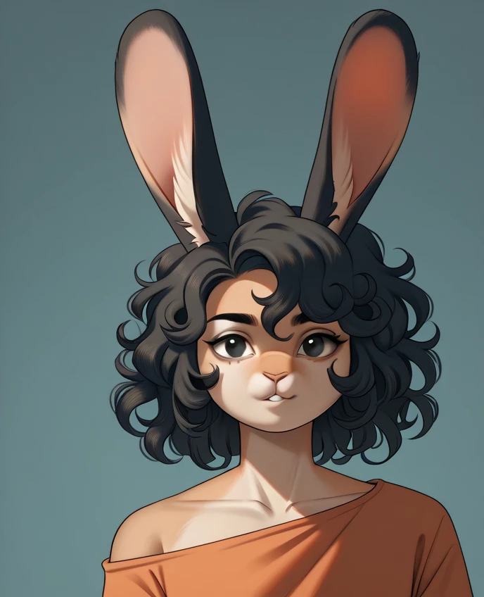 Sexy woman looking at you, big eyes