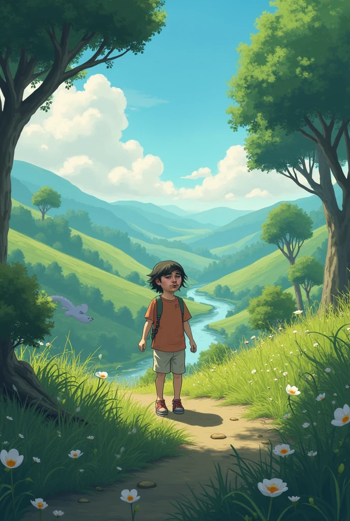 Transforme cette photo en style ghibli