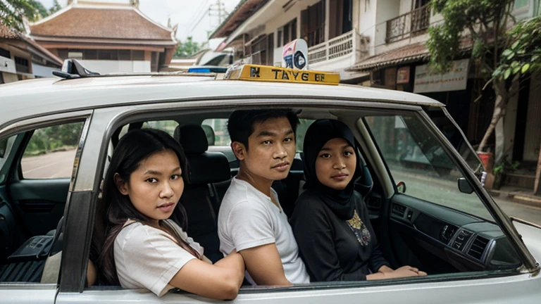 ada seorang anak laki-laki raksasa dengan tinggi 30m ,dan berada di kota dengan lalu lintas padat.  Anak itu bermain dengan mobil sambil mengangkat mobil itu,yang ada di jalanan itu, Mobil dengan warna berbeda.dan beberapa mobil mengalami kebakaran, polisi,tentara,paramedis berada disekitar anak itu.  Helikopter dan petugas pemadam kebakaran mendekat,Fotografi realistis, saturasi dan kontras tinggi.  Detail yang rumit.  Pencahayaan sinematik. ultra hd