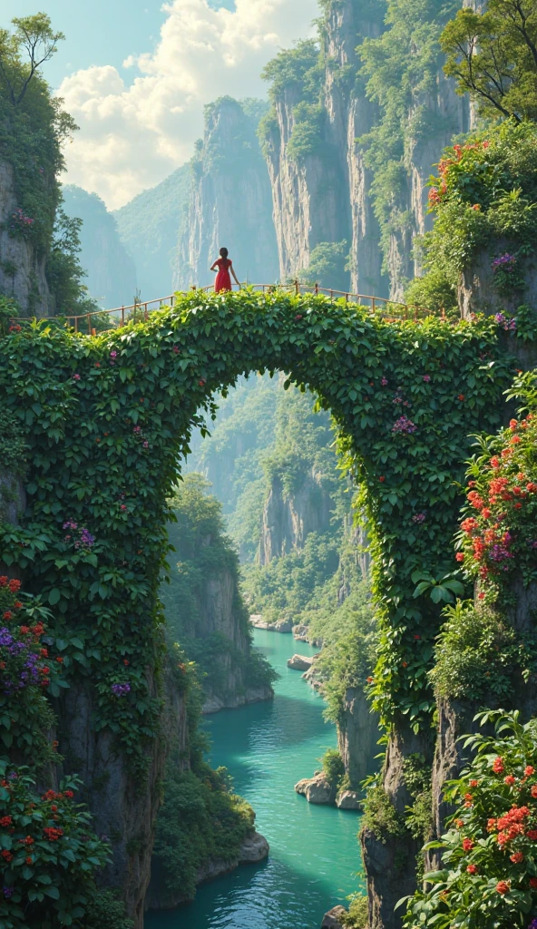 BRIDGE OF LEAVES FROM THE MOVIE COCO WITHOUT CHARACTERS IS BRILLIANT