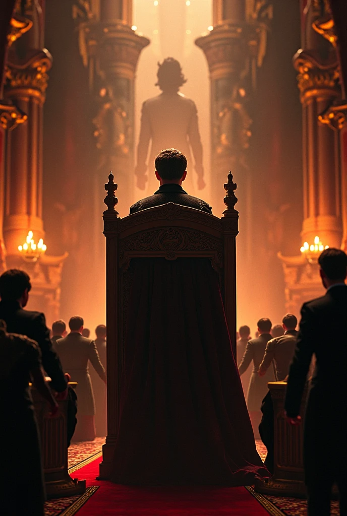 The king declares that whoever finds out the reason behind my daughter's disappearance, I will declare him as the heir.

Animation type