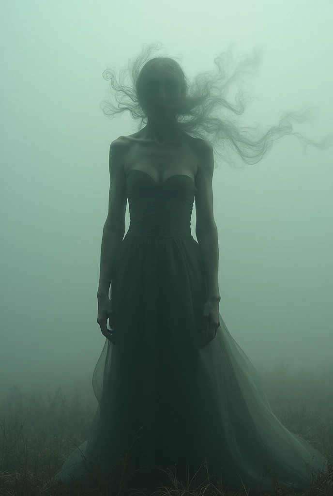 The words "Kon Murshid?" written in large letters at the bottom of the screen, Mysterious Fog, Symbols of death appearing from the mist, reaching out to grab you, an ominous atmosphere, a production that stirs up anxiety and fear, ((masterpiece, highest quality, Highest image quality, High resolution, photorealistic, Raw photo, 8K)), ((Extremely detailed CG unified 8k wallpaper)), (huge stunning goddess shot, very hot and sexy, jaw-dropping beauty, perfect proportions, beautiful body, slim body beauty:1.4),