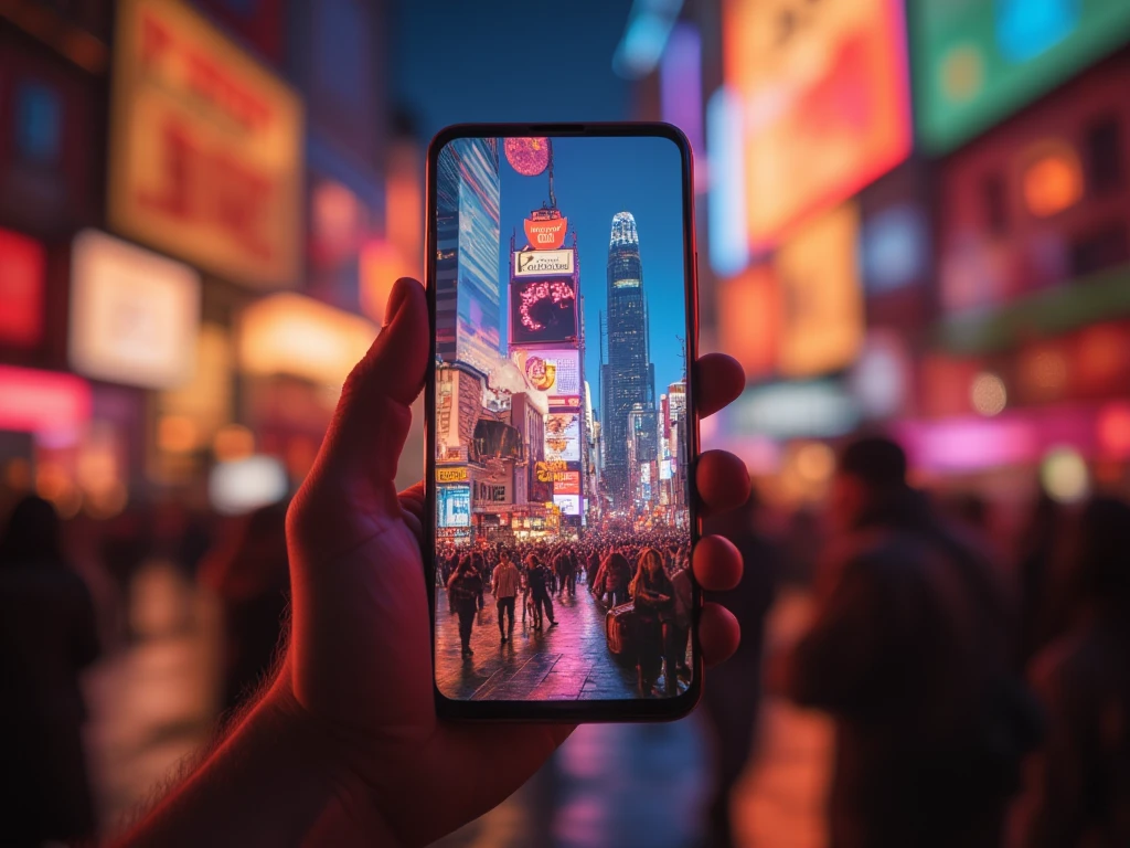 cinematic lighting, vibrant colors, 8K, high resolution, photorealistic, studio lighting, physically-based rendering, extreme detail, professional, vivid colors, Retro Collage Revolution!, (magazine cover), (on screen of smartphone),
