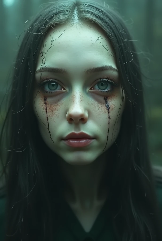 a nearly blind woman who is on the run from her murderous ex-boyfriend in the woods. She must survive the chase with Sam being her eyes on a video call