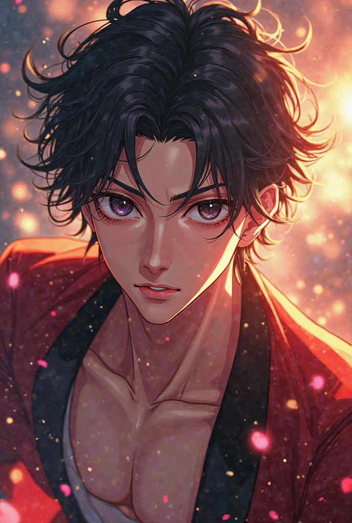 A handsome and beautiful anime man
thrilling