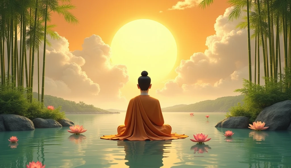 Cloud pattern,water wave pattern,deleted text,Buddha,Buddha pattern,lotus design,golden light,Water ripple,Zen meaning,lines,Golden line tracing,8k,best quality,masterpiece,highres,absurdres,edgQuality,<lora:DetailedEyes_V3:1>,<lora:WildcardX-XL-Detail-Enhancer:1>,<lora:yuanzun-000160:0.6>,Ancient China,<lora:add-detail-xl:1.5>,