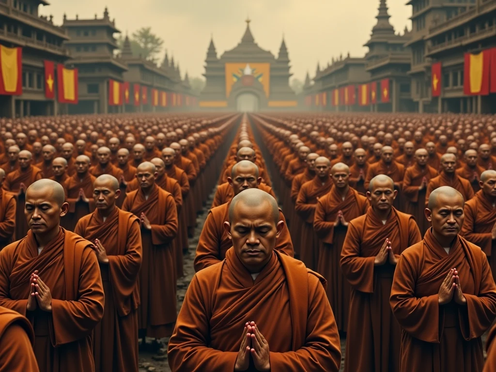 Ordination of monks in Thailand