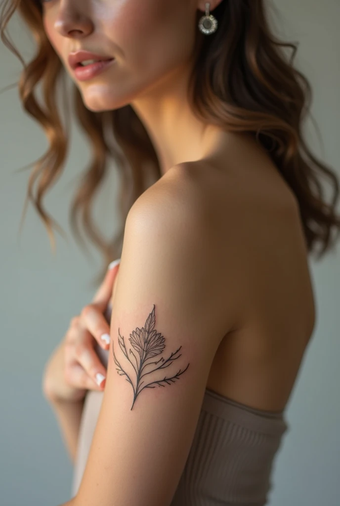 couverte de tatouage
