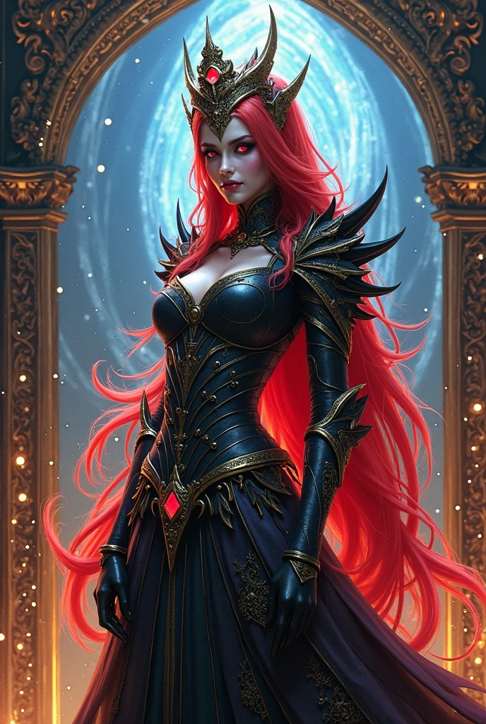 1girl, xayah, red-hair, detailed beautiful eyes, detailed beautiful lips, extremely detailed facial features and face, longeyelashes, intricate detailed clothing, fantasy, digital art, concept art, highly detailed, masterpiece, 8k, photorealistic, hyper detailed, vibrant colors, dramatic lighting, cinematic