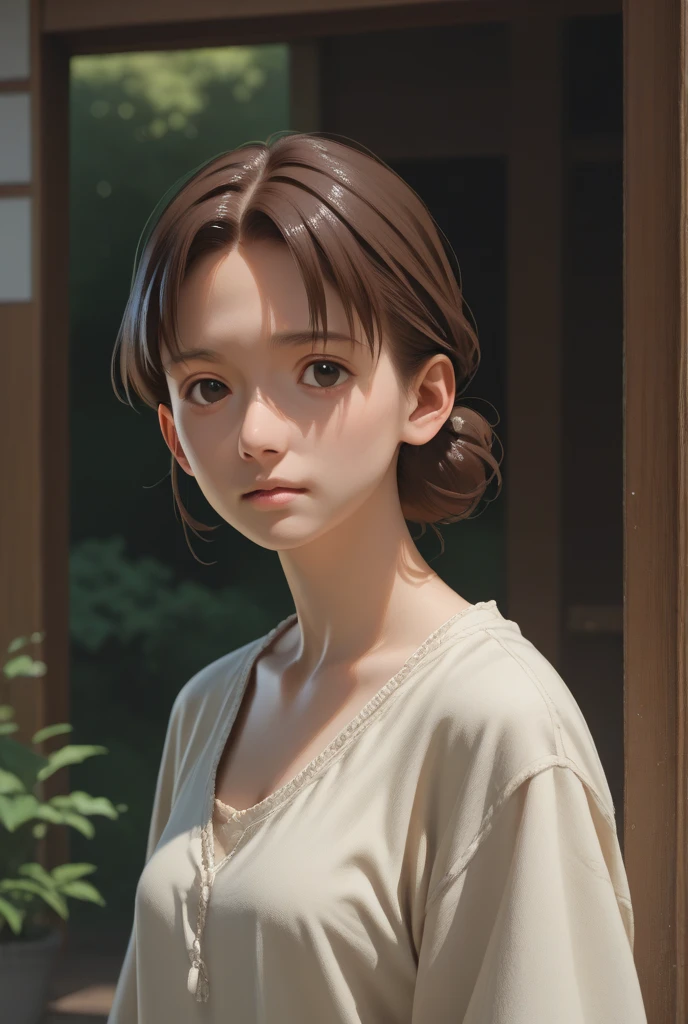 Transform this photo into ghibli style