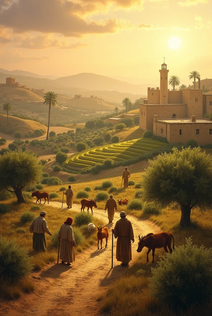 Picture of a coe farm in the bible