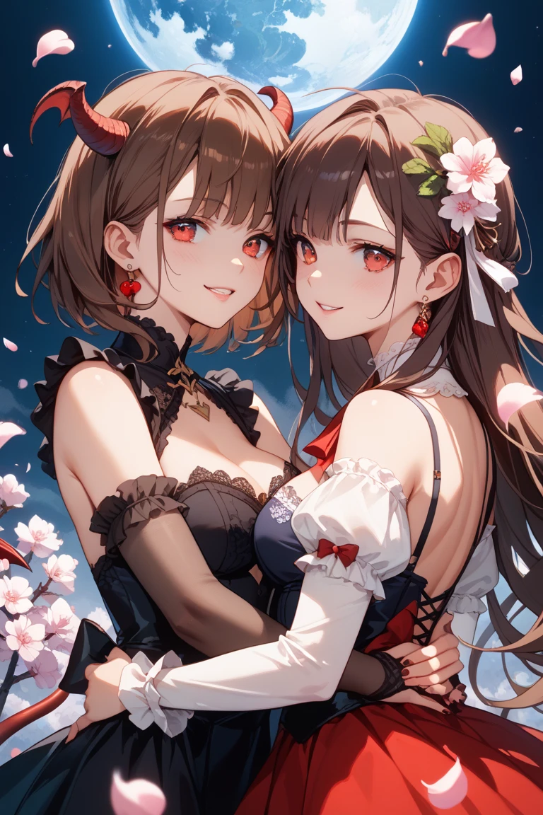 1 Female、Brown Hair、Brown eyes、Highest quality、Ultra-detailed、8 Resolution、RAW Photos、Tabletop、Perfect body、high resolution、Highest quality、Detail view、Vibrant colors、18-year-old、((Beautiful breasts:1.5)),((Medium sized breasts:1.2)),cute、Close-up of face、Summer blue sky maid outfit、has a shy look on his face、 blush,