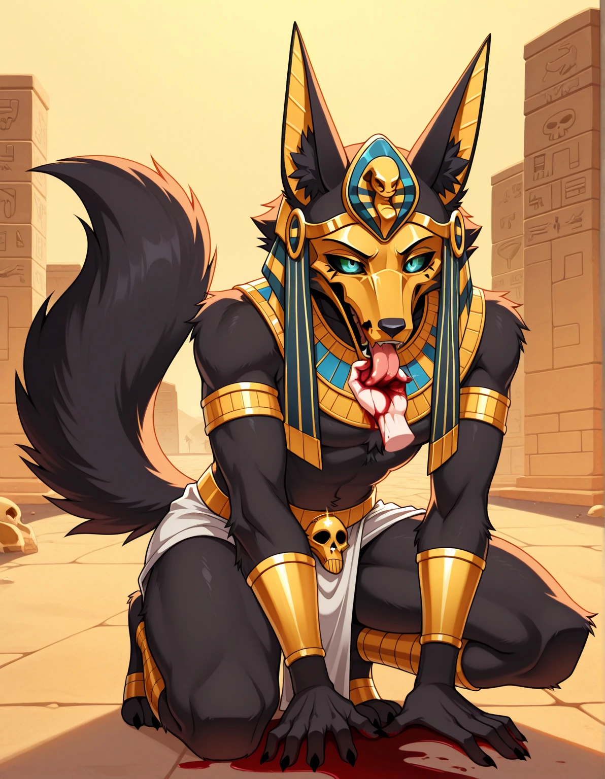 (((2 male characters- A young adult male adventurer wearing erotic torn tight explorer clothes is sexually on all fours exploring ancient pharaoh’s tomb and then a huge evil cursed ancient dead mummy monster with huge dick jumps from tomb has sex with him))), NSFW, (((the young adult male adventurer is lost in pleasure as the huge ancient dead mummy monster shoves its dick up his butthole))), (monster mummy hentai), ((((an gay evil cursed dead ancient mummy non-human monster hentai)))), (tomb raider male setting inspired), ((inspired by gay pharaoh hentai game)), ((huge ancient dead mummy monster porn)), ((((yaoi)))), (((huge ancient dead mummy pharaoh monster enslaving male on chains))), ((male on all fours pose)), ((well drawn and anatomically correct detailed sex pose)), ((pharaoh’s curse))