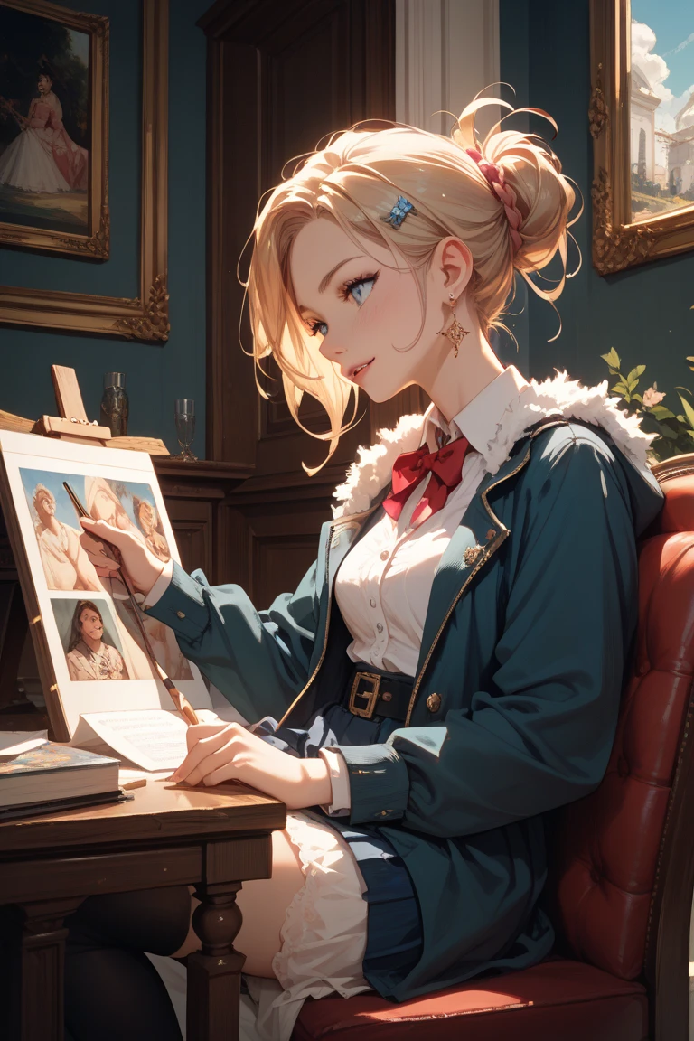 What happens if the painting style is fantastic？