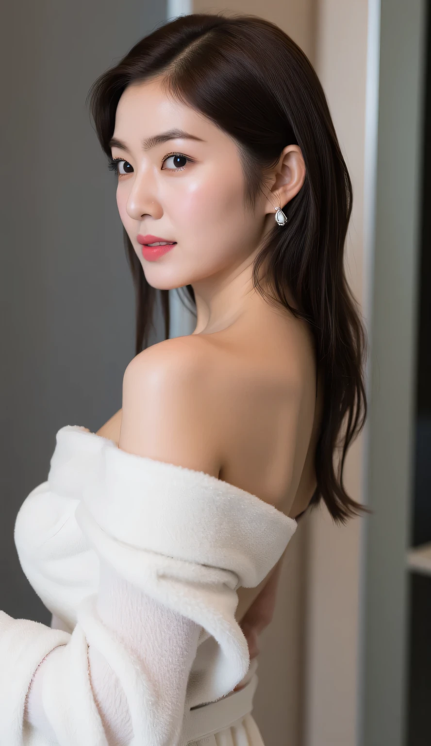 (8K、Raw photo、highest quality、masterpiece:1.2)、(Berry Short)From the side,Erotic,White skin,、(No background)、(Clothes that accentuate the shape of the breasts)、Big Tits、(Very large breasts :1.3)、Plump figure、Ultra-high resolution,beautiful,beautiful ,(alone、No background:1.9),whole bodyボディー,Japanese women,whole body、Super fine