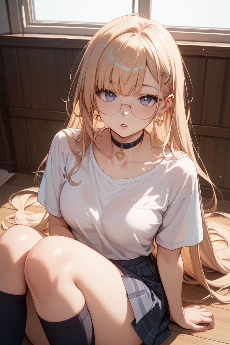 ((best quality, masterpiece:1.3, 8K)), (detailed), highly detailed face and skin texture, detailed eyes, bedroom, laying down, laying down on bed, full body, (slender body:1.1), 1girl, 25 years old, white skin, blue eyes, reading glasses, bright lips, scared, worried, embarrassed, blonde hair, straight hair, long hair, (forehead:1.0), green sweater, hard nipples, jeans pants, skinny jeans, blue jeans, spread legs, barefoot, (bukkake:2.5, cum covered:1.5, penis:1.4, pov),