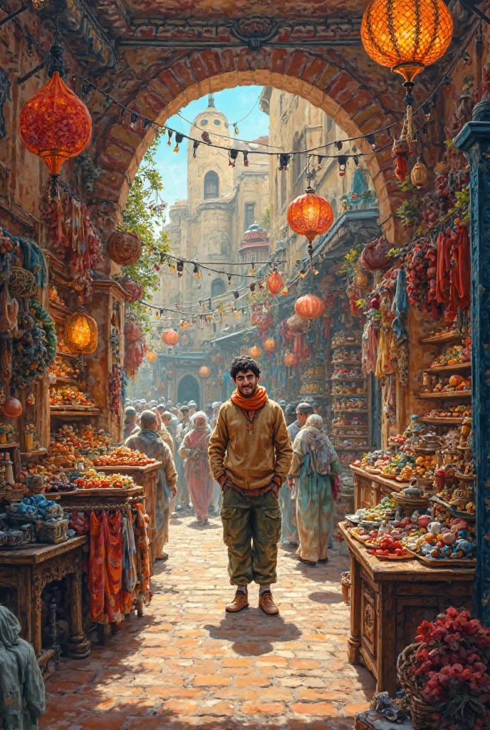 Make a special painting for me for the Youssi sales shop and put the picture on it 