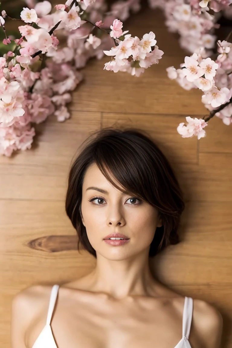 Girl, brown eyes in the oral vagina, solo, stares at viewers - SeaArt AI