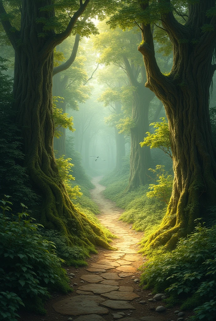 একটি পুরনো ধুলি মাখা জঙ্গলের রাস্তা