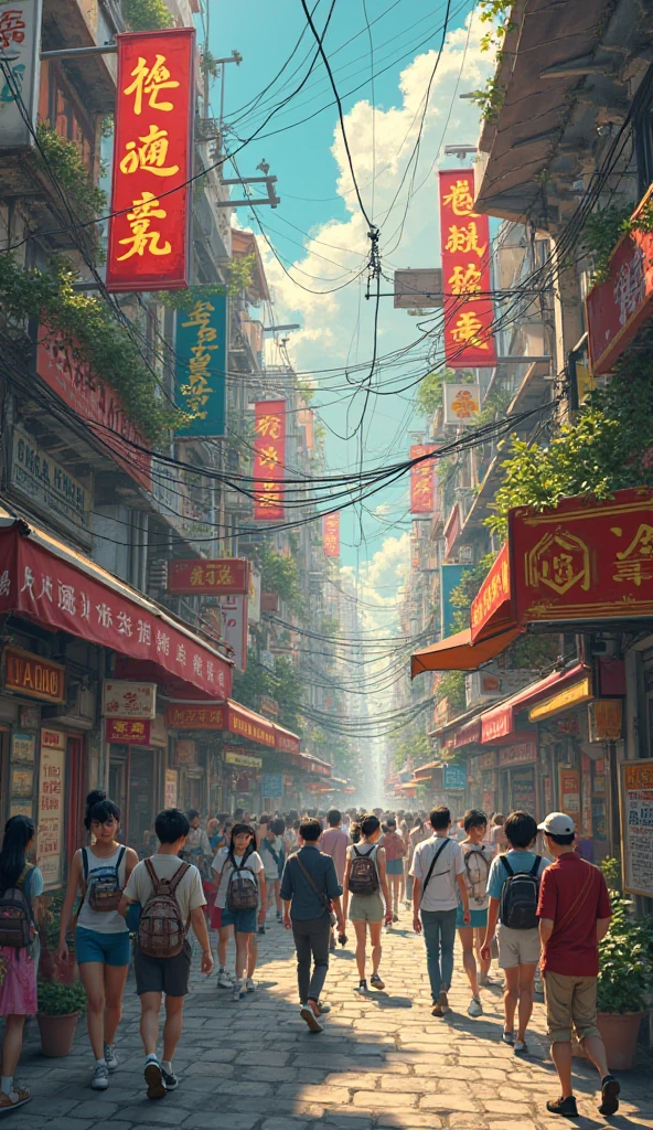 A mix of different languages、It's listed