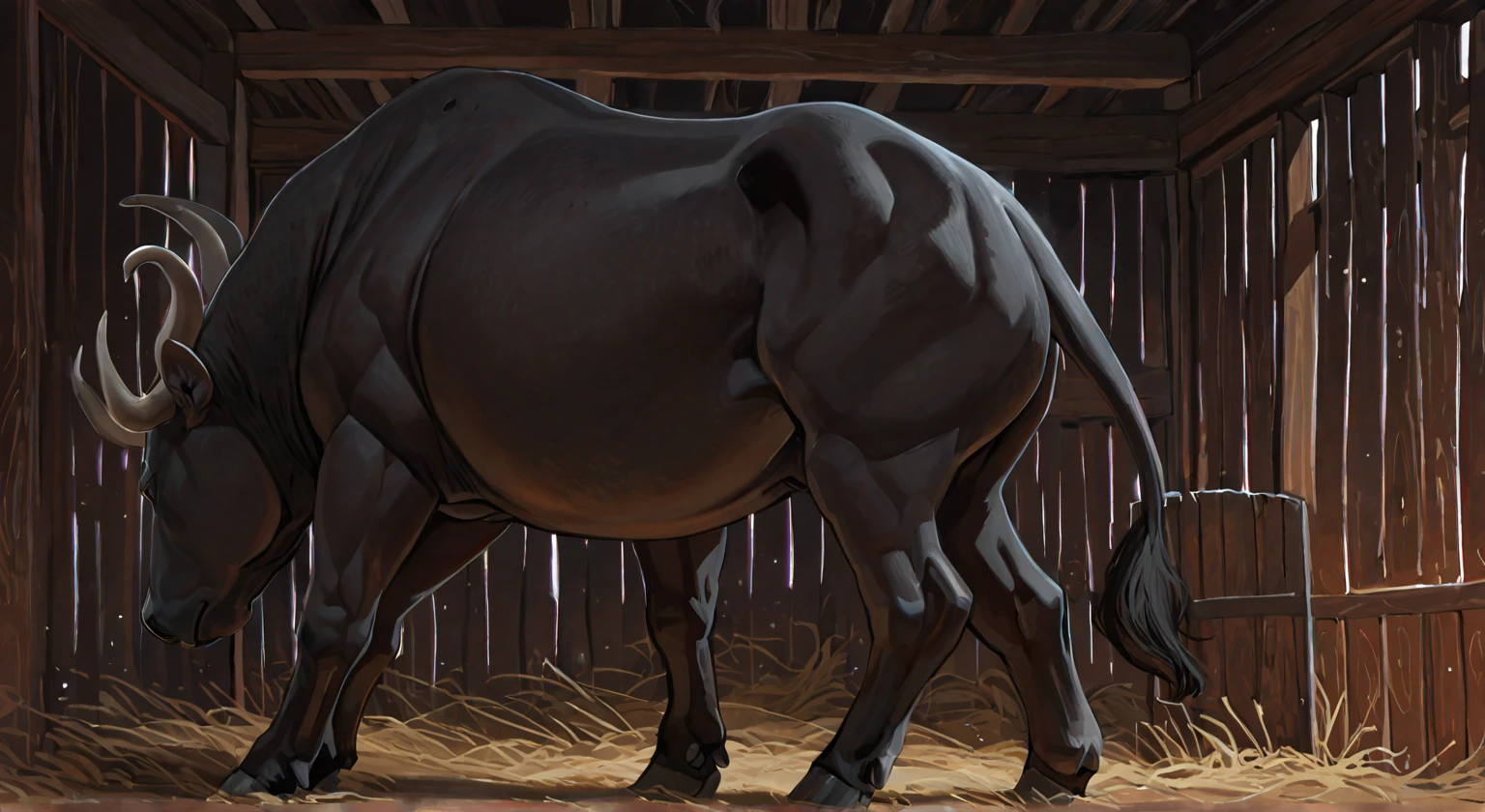 solo, alone, fence wall, dirt, trees, ultra detailed), a beautiful and detailed full size portrait of a female anthro horse, stallion, big body, adult, mature, fur, black body, black skin, non-mammal breasts, looking at viewer, blue eyes, bedroom_eyes, detailed background, looking at viewer, detailed eyes, sexy body, tan_countershading, tan body, goddess, kenket, Ross Tran,ruan jia, trending on artstation,foxovh, cenematic lighting, (((quarter view))), big breaths, big boobs, big boobs, big , big , vagina, big butt, big butt, big butt, big butt, nude, (((arms behnd head)), sweating, open mouth, angry, tail, standing, open legs,