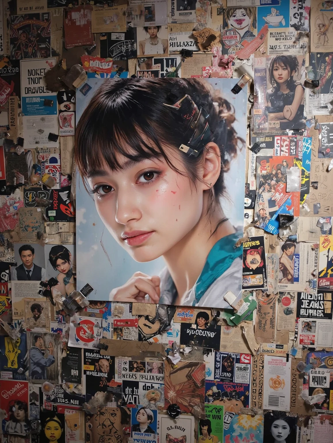 Collage art, retro collage revolution! Create unconventional art with magazine clippings and vintage materials

