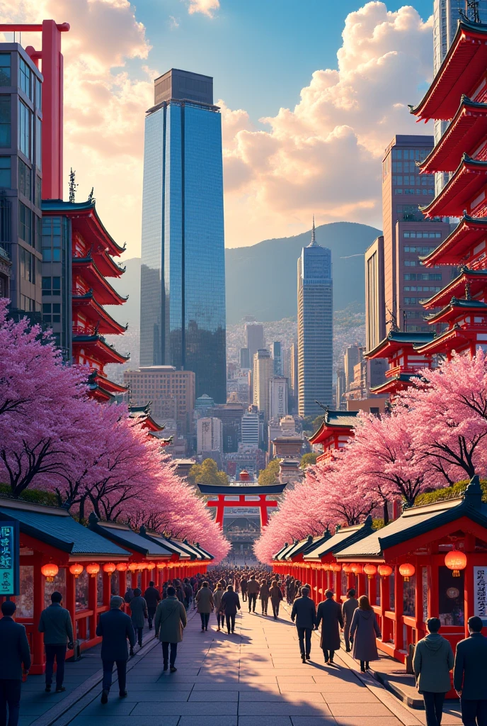 Photography of Japan city Scenery