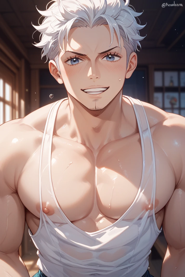 (masterpiece, best quality),Male children,nakeness,Short bright orange hair,ssmile,A young boy with,younge boy,???'s face,adolable,infancy,Young age,Short round face,Flat chin,children's,infancy,(???'s face),Land of Crystals,ice field,Pink belly hair,Pink chest hair,Pink pubic hair,Young age,Flat chin,Fine face in detail,Clean skin,White men's briefs,musculous,Short bright orange hair,Bright Hair,White eyes,Keep your eyes wide open,nakeness,Very narrow low-rise white briefs,White briefs,Pectoralis abdominal muscles,Broad body,Strong and well-developed muscles,Shimmering like a diamond, it shines like a crystal,Bright and vivid colors,(depth of fields:1.2),Positive audience,looking at viewert,the night,Holy,Light-sensitive,byself,Sit on the crystal,spreads her legs apart,Close-up Shot Shot