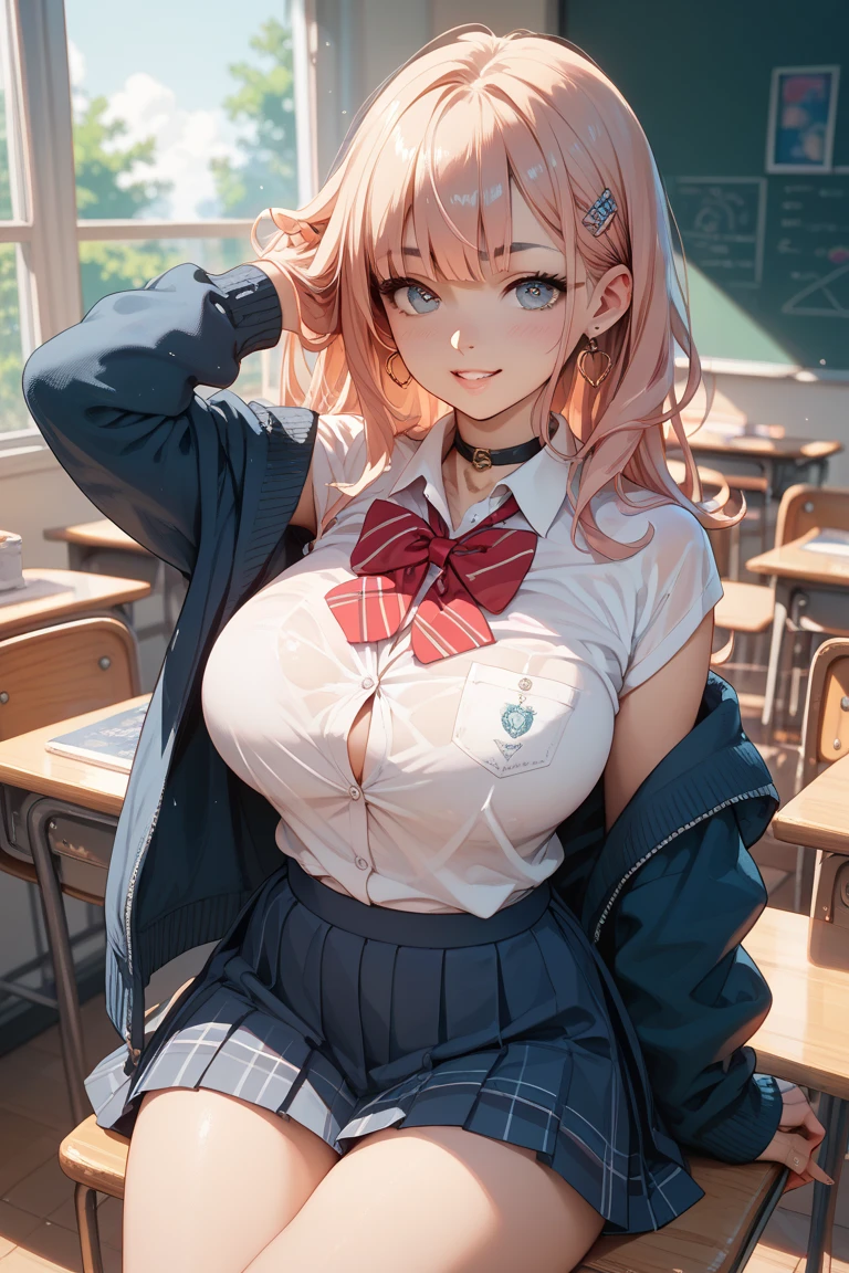 masutepiece、masterpiece、top-quality、ultra-detailliert、hight resolution、hight resolution、8K Portrait、Unity 8k壁紙のhigh-detailCG、Unity 8k壁纸、Cute little:1.5、Lori:1.5、Highly detailed CG Unity 8k wallpaper、逼真、realperson、Cute little、 Portrait photos、shinny skin、high-detail、(sixteen years old:1.2)、(女の子1人)、Beautiful clear eyes、Ultra-fine depiction、delicated face、Lovely lips、skinny body、Big breasts thin waist、Thin leg、(school classrooms:1.6)、
1girl in, Cute, Perfect face, Seriously, (blush:1.5),
Big breasts,((School Uniforms:1.2)),(((Clothes lift:1.5))), (((Nipples))), Detailed description vagina,Show vagina,Spread legs,spreading pussy,((cum in vaginas:1.5))