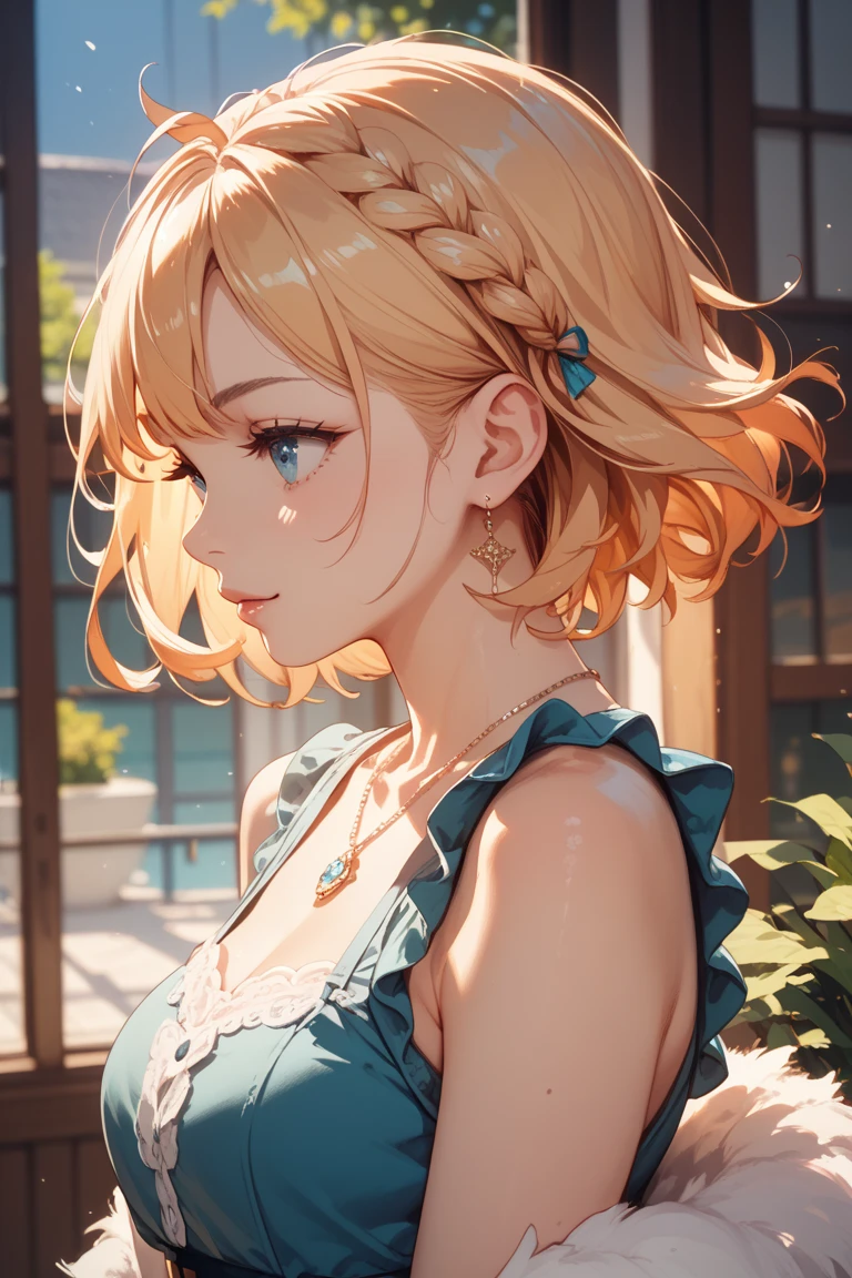 Real profile photo of a Japanese person with short blond hair