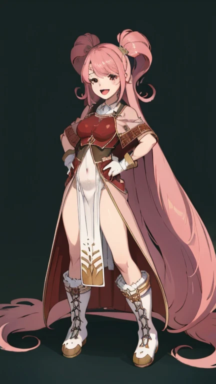 <lora:IluluDragonMaid_NDV:0.7>, IluluDragonMaid_NDV, 1girl, pink hair, gigantic breasts, long hair, horns, red eyes, dragon girl, slit pupils, pointy ears, mountain, outdoors, smile, lips, short sleeves, cowboy shot, <lora:puffcorset:0.6>, puffy sleeve corset, panties, no pants, full body, barefoot