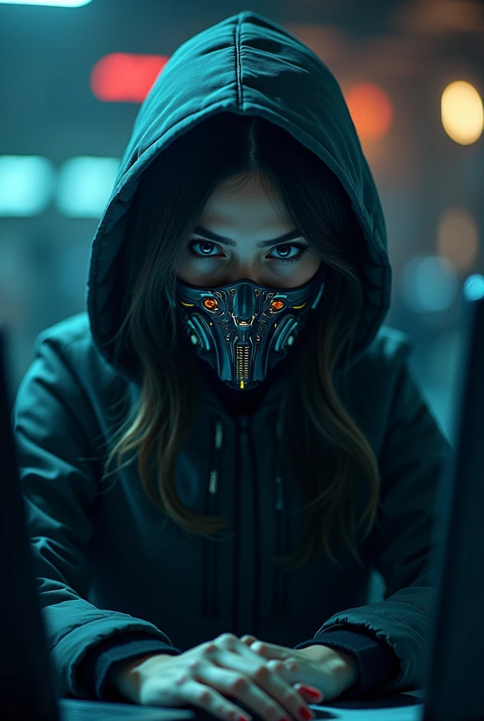 dark art evil hacker,using anonymous mask,darkweb,darkness,obscure,4k --auto --s2