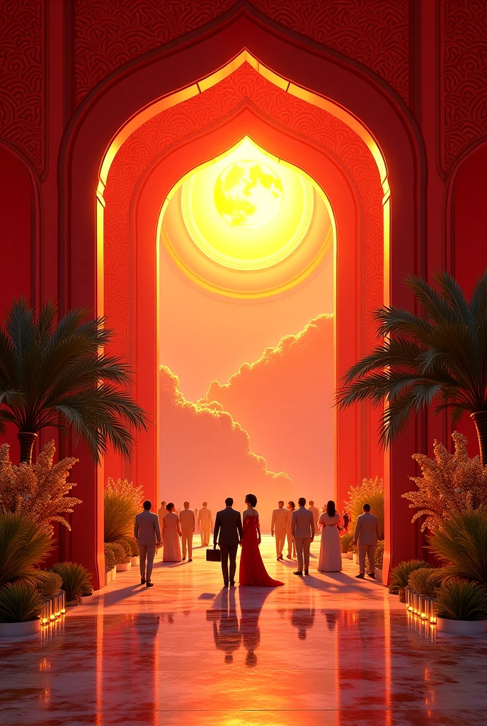 Create a flyer for the Gala of the Rising Sun finalists but a date to be defined. Use Portuguese as the language 