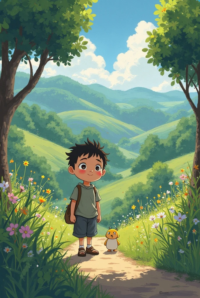 make the image i’ve given a ghibli art