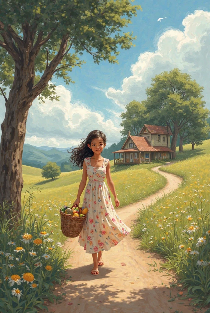 Layla is going to her grandmother's house